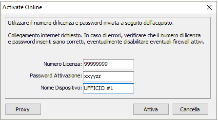 Gestione Licenza Software