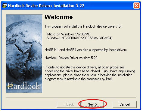 Driver chiave Hardware